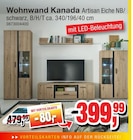 Wohnwand Kanada im Angebot bei Die Möbelfundgrube in Saarlouis Wohnwand Kanada Angebote bei Die Möbelfundgrube Saarlouis für 399,99 €