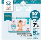 Couches Essentiel - U TOUT PETITS en promo chez U Express Stains à 5,59 €