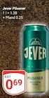 Aktuelle Jever Angebote bei GLOBUS in Ludwigshafen (Rhein) Aktuelles Pilsener Angebot bei GLOBUS in Ludwigshafen (Rhein) ab 0,69 €