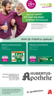 Aktueller mea - meine apotheke Prospekt "Unsere September-Angebote" Seite 1 von 4 Seiten für Schorndorf