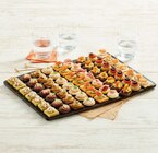 Plateau de 63 canapés gourmet en promo chez Super U Royan à 37,95 €