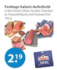 Chili im V-Markt Prospekt Festtags-Salami-Aufschnitt Olivia von Rohmer im aktuellen V-Markt Prospekt für 2,19 €