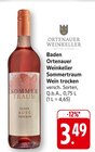 Sommertraum Wein trocken bei EDEKA im Steinmauern Prospekt für 3,49 €