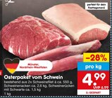 Aktuelles Osterpaket vom Schwein Angebot bei Netto Marken-Discount in Gelsenkirchen ab 4,99 €