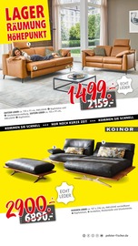 Aktueller Polstermöbel Fischer Prospekt mit Sofa, "JETZT IST SCHLUSS - LAGERRÄUMUNG HÖHEPUNKT", Seite 4