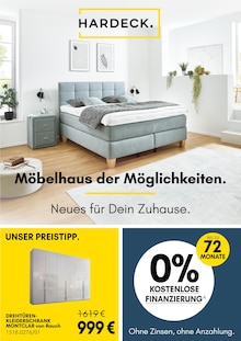 Kleiderschrank im HARDECK Prospekt "Möbelhaus der Möglichkeiten." mit 1 Seiten (Bochum)