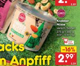 Aktuelles Knabber Nüsse Angebot bei Netto Marken-Discount in Hamburg ab 2,99 €