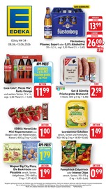 EDEKA Supermarkt Prospekt der aktuellen Woche mit 17 Seiten, gültig von 08.06.2026 bis 13.06.2026, in Stockach und Umgebung Aktueller EDEKA Supermarkt Prospekt in Stockach und Umgebung, "Aktuelle Angebote" mit 17 Seiten, 08.06.2026 - 13.06.2026