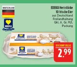 10 frische Eier Angebote von EDEKA Herzstücke bei Marktkauf Schwabach für 2,99 €