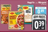 Fix Spaghetti Bolognese von Maggi im aktuellen EDEKA Prospekt für 0,39 €