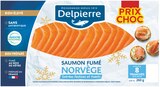 Saumon fumé - DELPIERRE en promo à 9,99 € chez Supermarchés Match Saumon fumé - DELPIERRE dans le catalogue Supermarchés Match