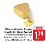 E center Heilbronn - Bregenzerwald Bergkäse Zwickel Angebot im Prospekt Bregenzerwald Bergkäse Zwickel bei E center im Heilbronn Prospekt für 1,79 €