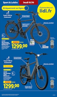 Promotion Loisirs dans le prospectus Lidl, valable du 01/10/2026 au 07/10/2026 Promo Loisirs dans le catalogue Lidl du moment à la page 7