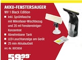 Akku-Fenstersauger WV 1 Black Edition von kärcher im aktuellen OBI Prospekt für 59,99 €
