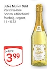 Jules Mumm Angebote bei GLOBUS St. Ingbert für 3,99 €