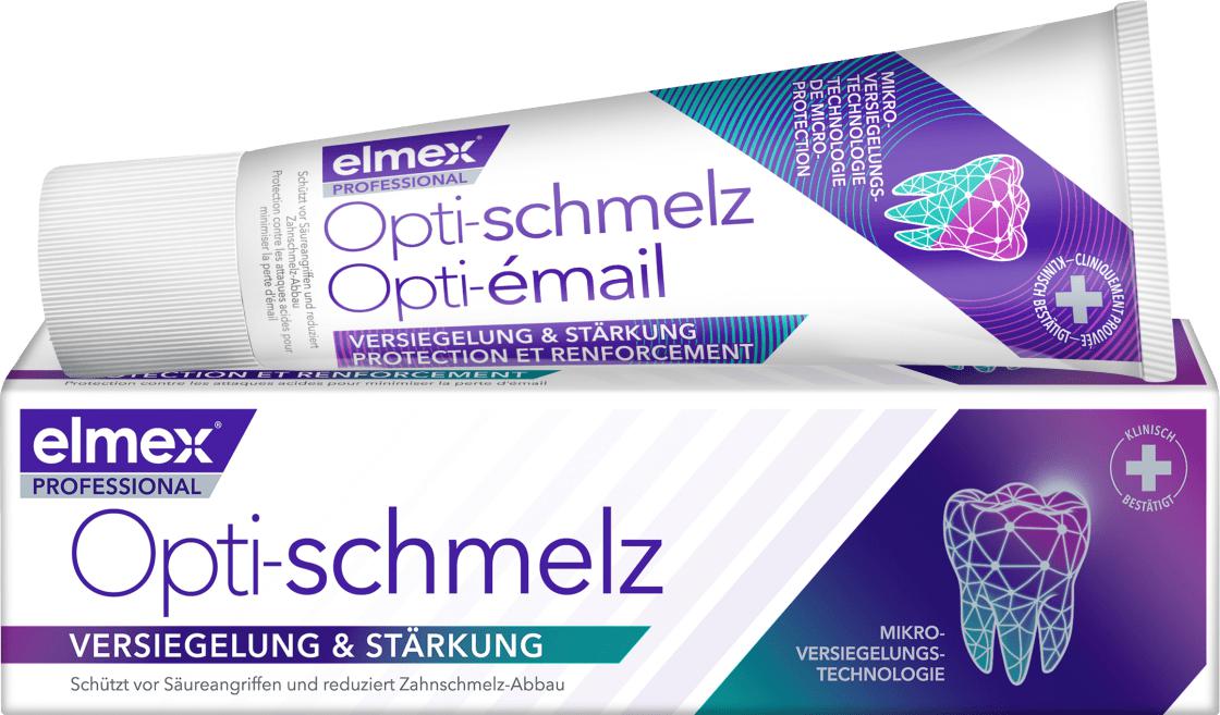 dm-drogerie markt Dörzbach - Zahnpasta Opti-schmelz Professional Versiegelung & Stärkung Zahnpasta Opti-schmelz Professional Versiegelung & Stärkung Angebot bei dm-drogerie markt Dörzbach im Prospekt Aktuelle Angebote