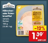 Hähnchenbrustfilet oder Putenbrustfilet von  im aktuellen Netto Marken-Discount Prospekt für 1,39 €