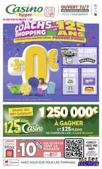 Prospectus Géant Casino en cours, "LES COACHS SHOPPING", 78 pages