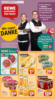 REWE Prospekt Dein Markt mit 30 Seiten