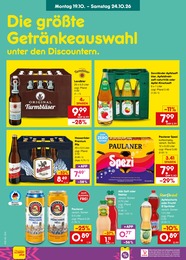Paulaner spezi im Netto Marken-Discount Prospekt Paulaner spezi im Netto Marken-Discount Prospekt "Aktuelle Angebote" auf Seite 30