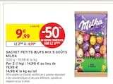 Sachet petits œufs mix 5 goûts - Milka dans le catalogue Intermarché