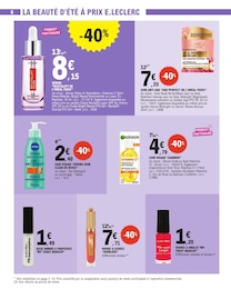 Prix et réduction L'Oréal dans le prospectus E.Leclerc en cours Offre L'Oréal dans le catalogue E.Leclerc du moment à la page 6