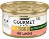 Gourmet Gold Katzenmenü Angebote von Purina bei aktiv & irma Oldenburg für 0,39 €