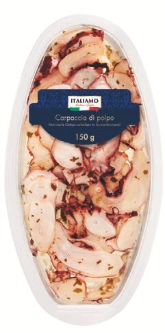 Lidl Mühlhausen - Carpaccio di polpo Carpaccio di polpo Angebot bei Lidl Mühlhausen im Prospekt LOOKS BY WOLFGANG JOOP