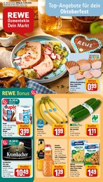 REWE Prospekt "Dein Markt" für Trebur, 30 Seiten, 15.09.2025 - 20.09.2025 REWE Prospekt "Dein Markt" für Trebur, 30 Seiten, 15.09.2025 - 20.09.2025