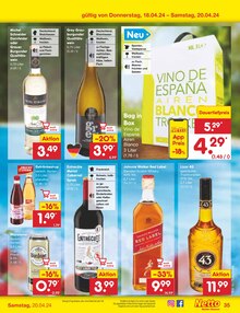 Spirituosen im Netto Marken-Discount Prospekt "Aktuelle Angebote" mit 49 Seiten (Freiburg (Breisgau))