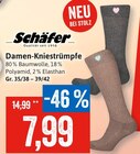 Damen-Kniestrümpfe im Angebot bei Kaufhaus Stolz in Greifswald Damen-Kniestrümpfe Angebote von Schäfer bei Kaufhaus Stolz Greifswald für 7,99 €