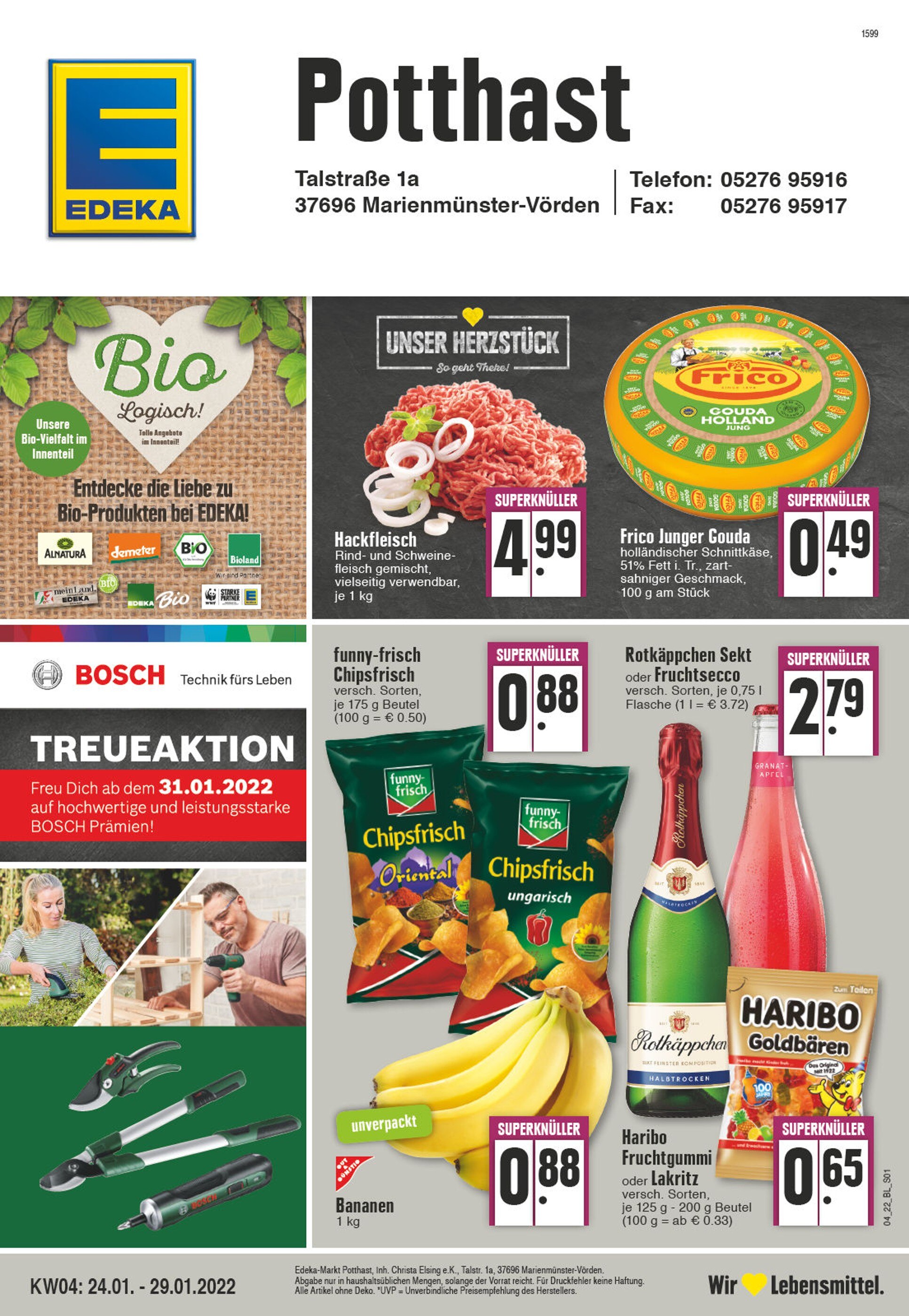 EDEKA Prospekt für Brakel mit 24 Seiten EDEKA Prospekt für Brakel: "Aktuelle Angebote", 24 Seiten, 24.01.2022 - 29.01.2022