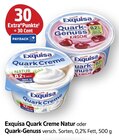 Quark Creme Natur oder Quark-Genuss Angebote von Exquisa bei E center Reutlingen