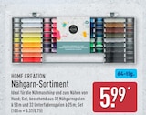 Nähgarn-Sortiment im Angebot bei ALDI Nord in Lutherstadt Wittenberg Nähgarn-Sortiment Angebote von HOME CREATION bei ALDI Nord Lutherstadt Wittenberg für 5,99 €