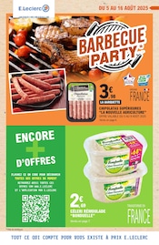 Catalogue Supermarchés E.Leclerc en cours à Prisches et alentours, "TOUT CE QUI COMPTE POUR VOUS EXISTE À PRIX E.LECLERC", 16 pages, 05/08/2025 - 16/08/2025