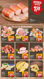 Schinken Angebot im aktuellen REWE Prospekt auf Seite 9