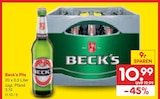 Pils im Angebot bei Netto Marken-Discount in Rostock Pils Angebote von Beck's bei Netto Marken-Discount Rostock für 10,99 €