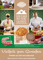 Globus Prospekt für Ludwigshafen mit 8 Seiten Globus Prospekt für Ludwigshafen: "VON HAND MIT HERZ GLOBUS", 8 Seiten, 03.08.2020 - 15.08.2020