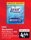 Waschmittel Angebote von Lenor bei famila Nordost Falkensee für 4,44 €