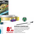 Beyblade X Starter Pack - Beyblade en promo chez Super U Castres à 8,99 €