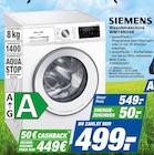 Waschmaschine WM14N29E bei expert TeVi im Prospekt "" für 449,00 €