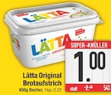 Original Brotaufstrich von Lätta im aktuellen EDEKA Prospekt für 1,00 €