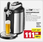 Bierzapfanlage BZ 3740 Angebote von Clatronic bei Marktkauf Friedrichshafen für 111,00 €