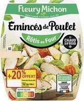 Géant Casino Larmor-Plage - Émincés de Poulet Rôti Promo Émincés de Poulet Rôti dans le catalogue Géant Casino "Priorité aux promos" à Larmor-Plage