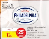Spécialité fromagère nature - Philadelphia dans le catalogue Intermarché Contact