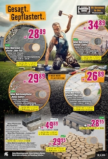 Pflastersteine im Hornbach Prospekt "Dir ist vieles Latte. Nur nicht Dein Garten." mit 33 Seiten (Leipzig)