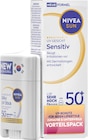 Nivea im dm-drogerie markt Prospekt Sonnenfluid sensitiv Gesicht LSF 50+ & Sonnenstick sensitiv LSF 50+ von NIVEA SUN im aktuellen dm-drogerie markt Prospekt für 17,95 €