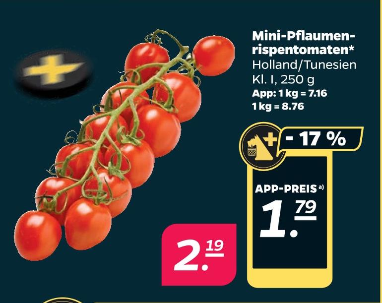 Mini-Pflaumen-Rispentomaten
