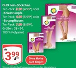 Fein-Söckchen Angebote von OHO bei GLOBUS Pirmasens für 3,99 €