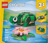 La tortue et la fleur de nénuphar - LEGO en promo chez Intermarché Super Valence à 9,90 €